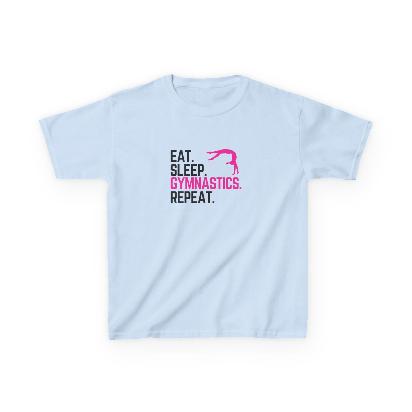 Eat Sleep Gymnastics Repeat - Youth / Kids Heavy Cotton™ Tee