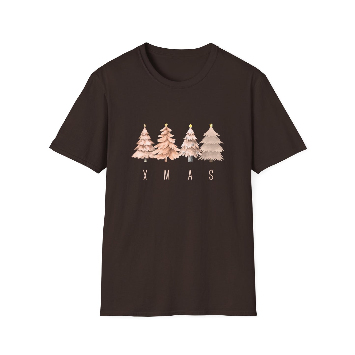 XMAS trees (Neutral) - Unisex Softstyle T-Shirt