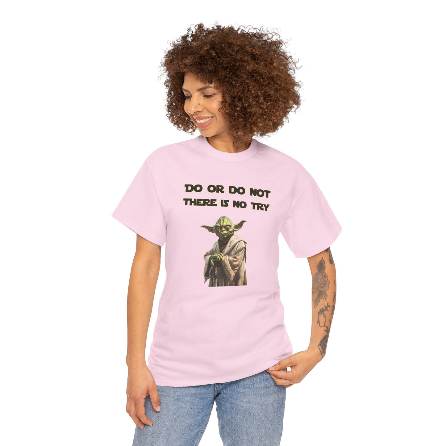 Do or Do Not, there is no try - Yoda (Star Wars) - Unisex Heavy Cotton Tee