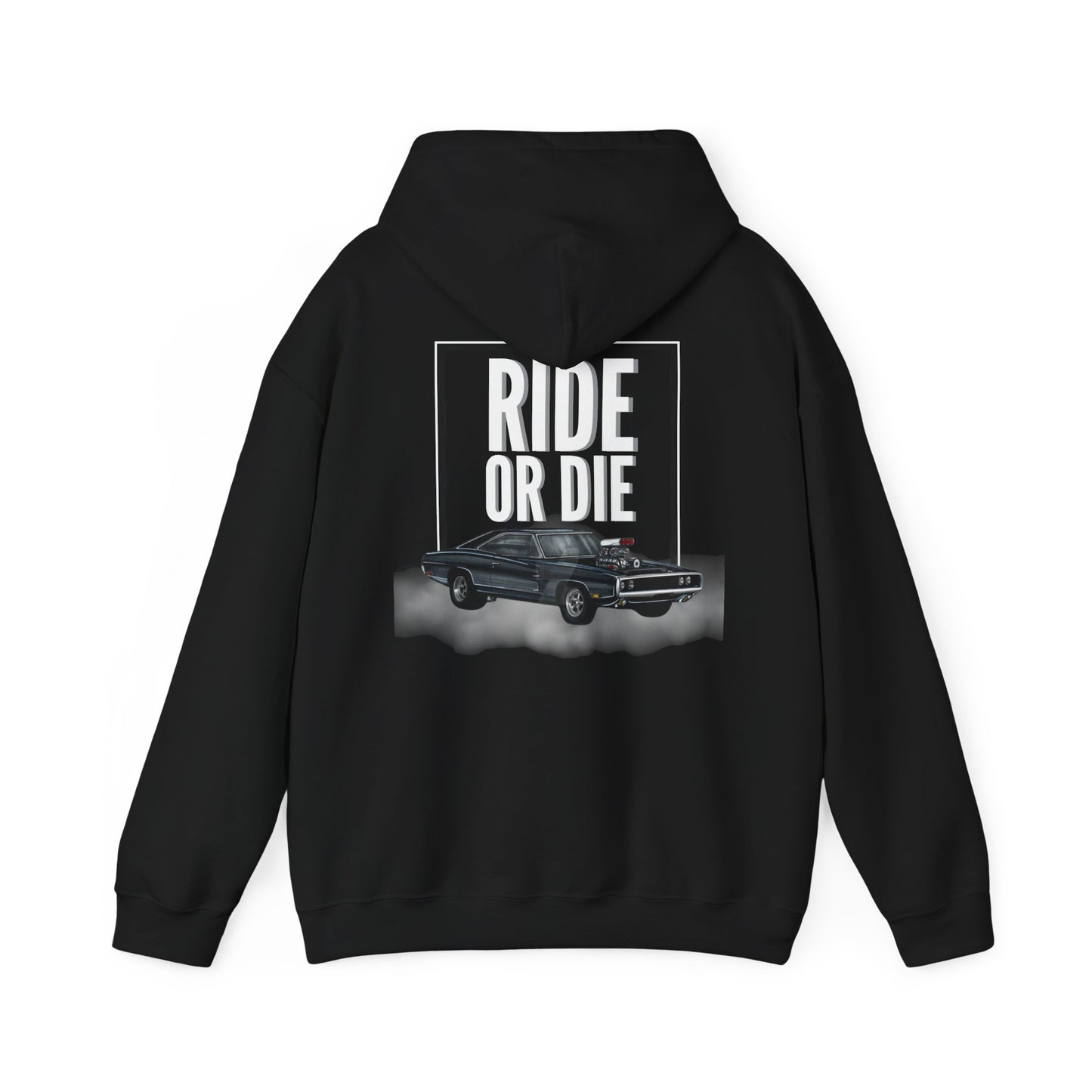 Ride or Die (printed on back) - Modern Vibes - Unisex Heavy Blend™ Hooded Sweatshirt
