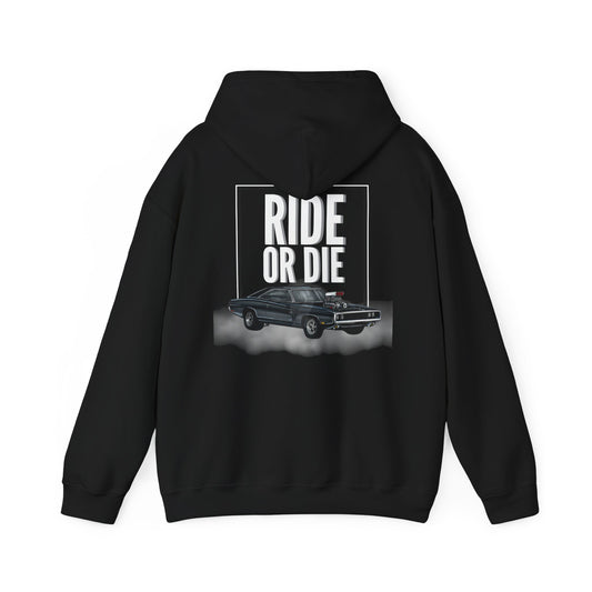 Ride or Die (printed on back) - Modern Vibes - Unisex Heavy Blend™ Hooded Sweatshirt