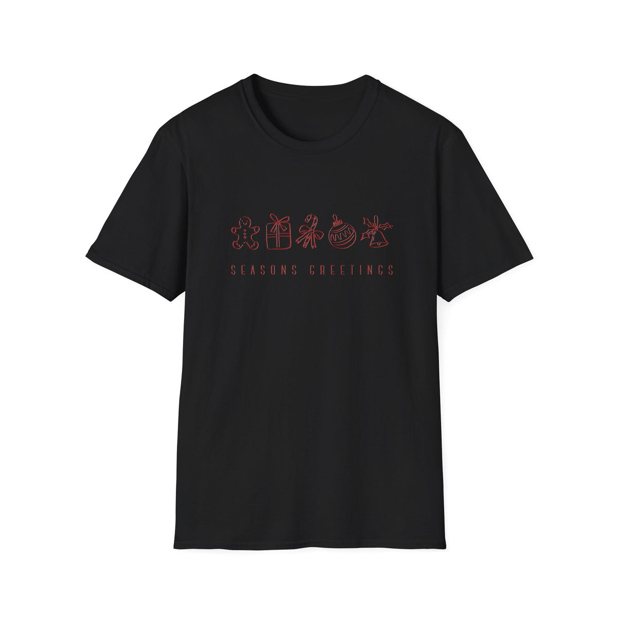 Christmas Sketches - Unisex Softstyle T-Shirt