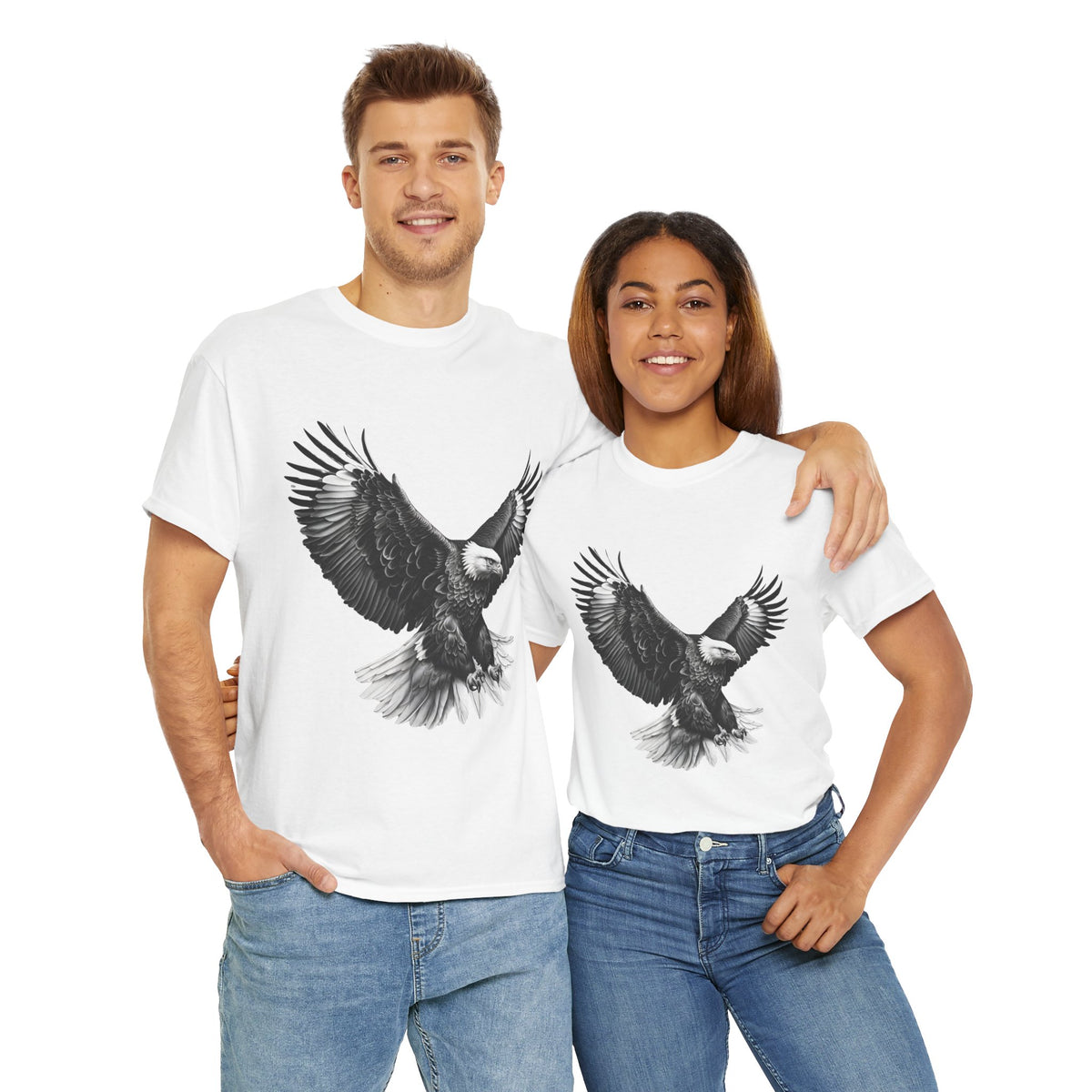 Eagle - Statement Graphic - Unisex Heavy Cotton Tee