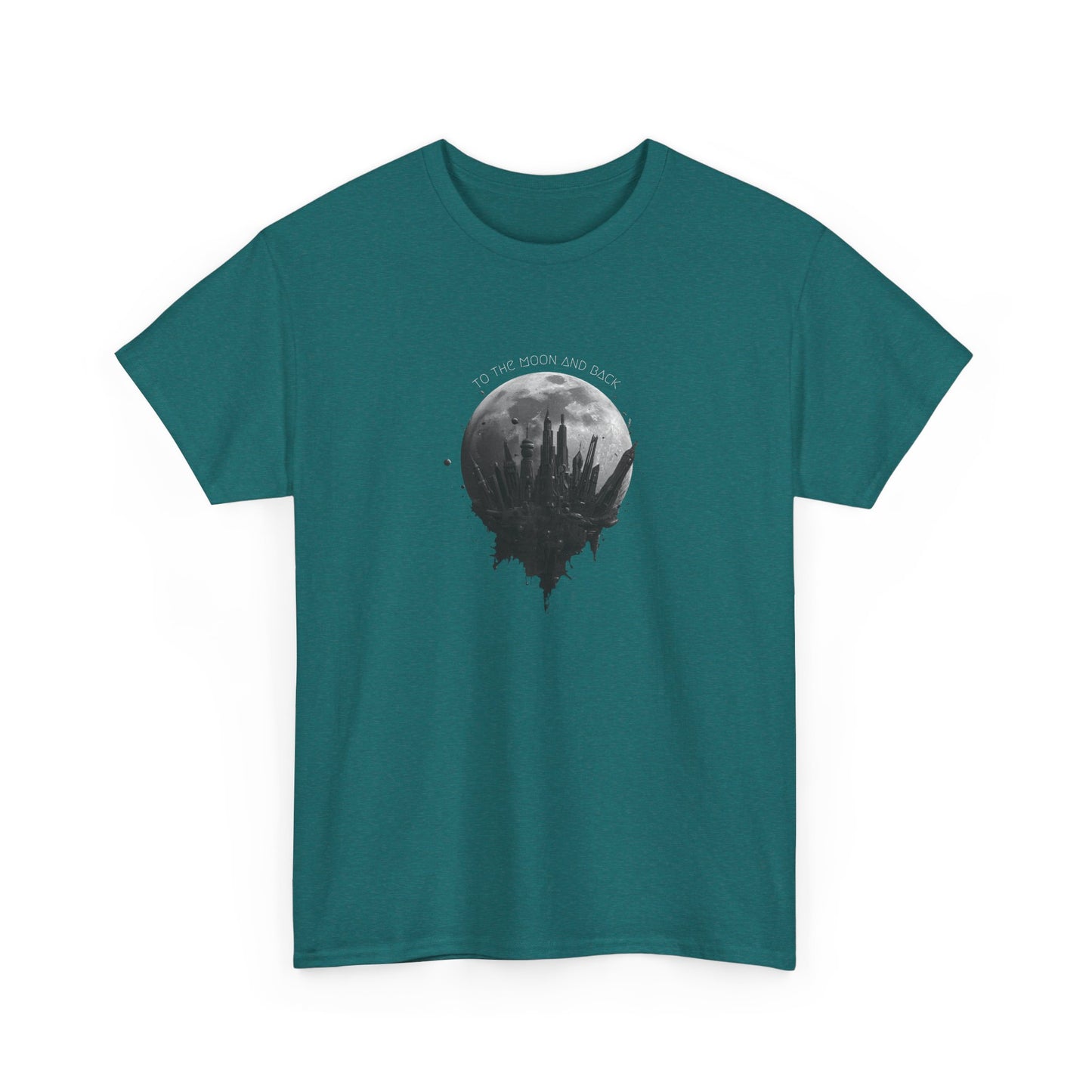 To the Moon and Back- Unisex Heavy Cotton Tee