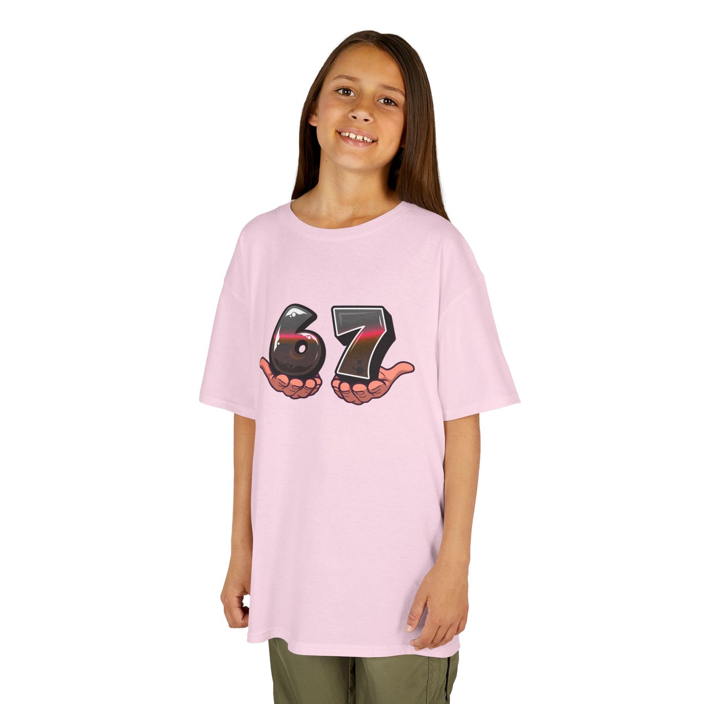 6-7 (black) - Youth / Kids Heavy Cotton™ Tee