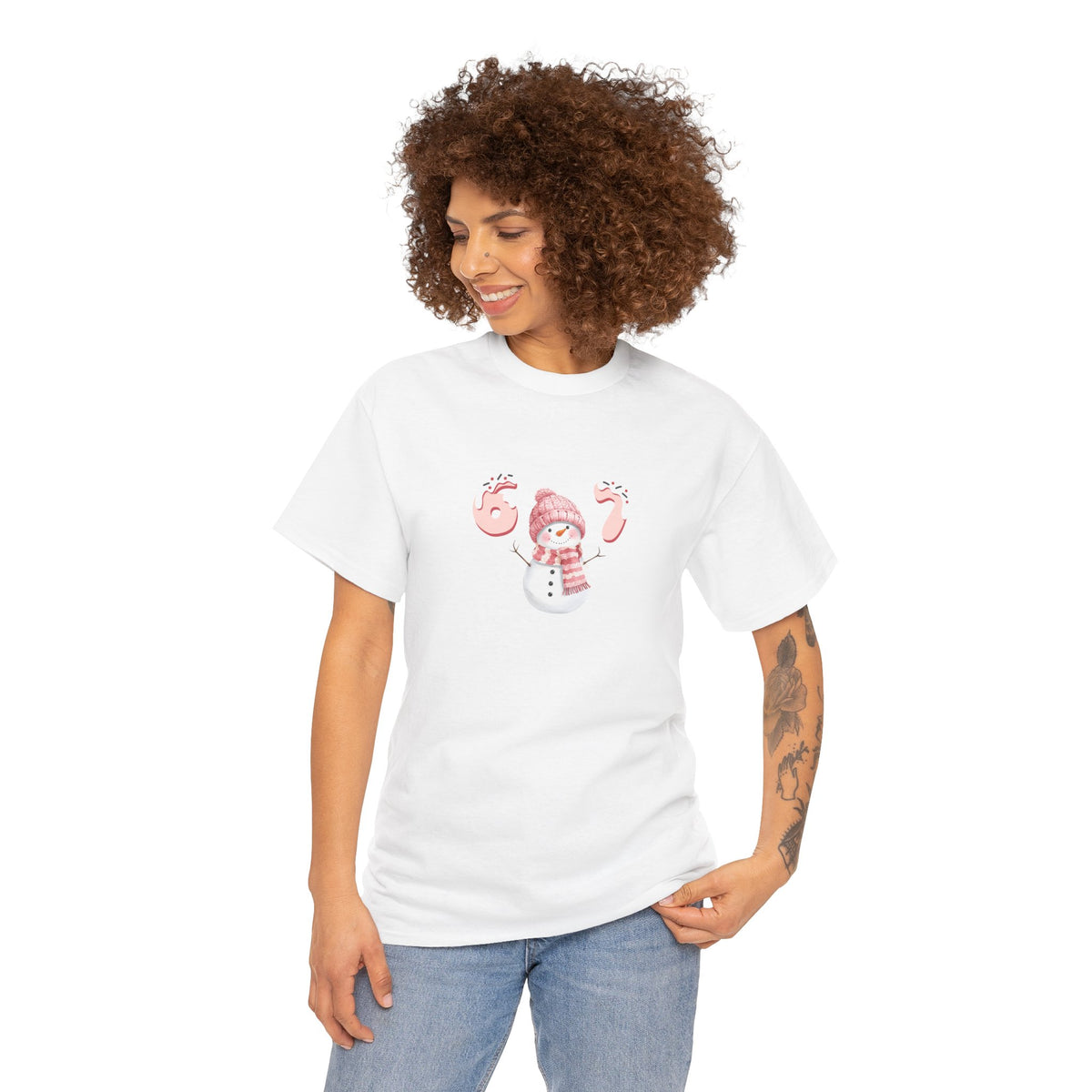 Snowman 6-7  - Unisex Heavy Cotton Tee