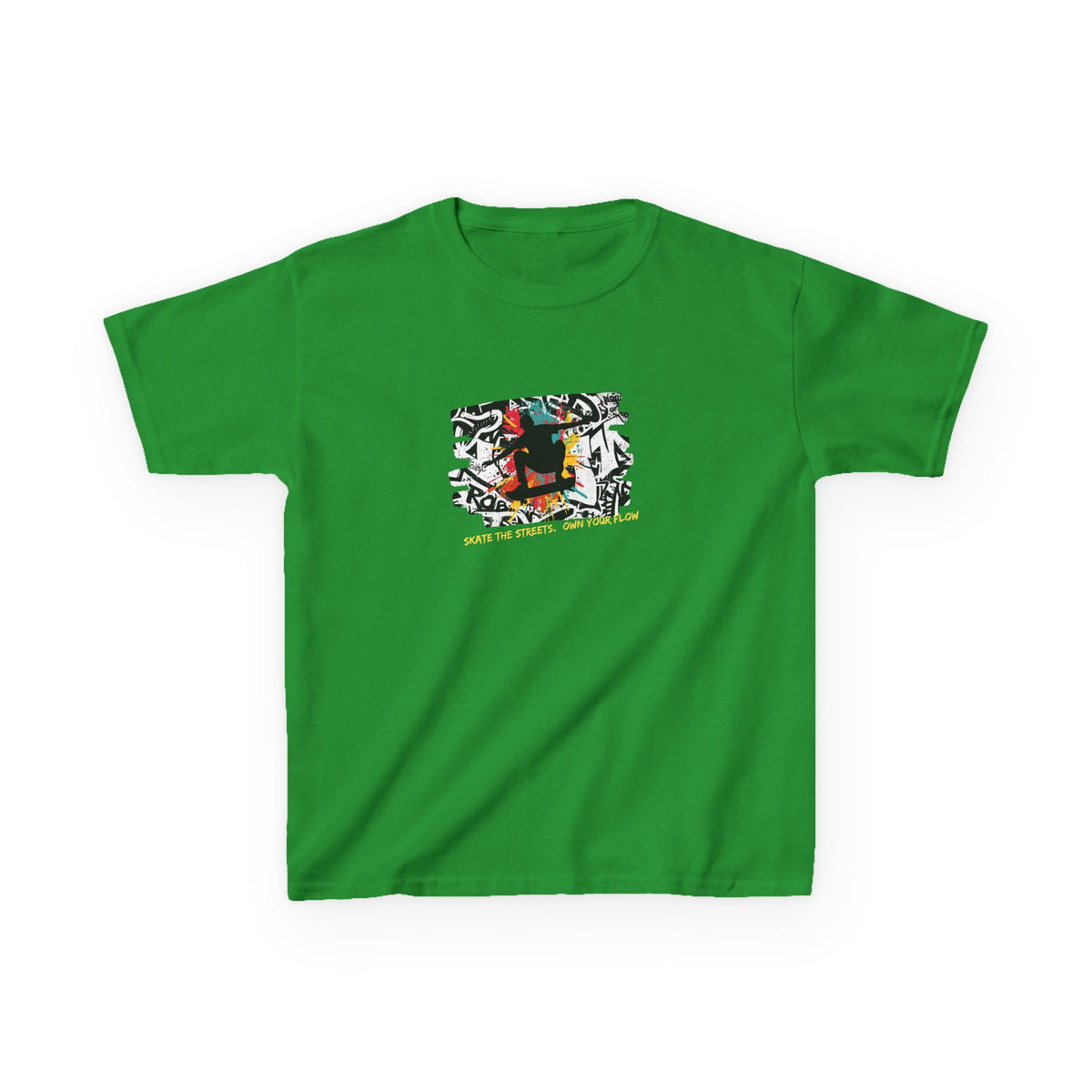 Skate the Streets - Own Your Flow - Youth / Kids Heavy Cotton™ Tee
