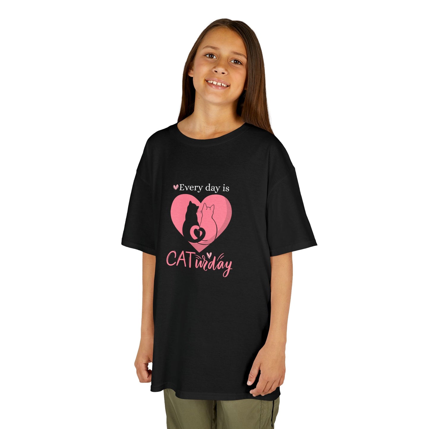 Every day is CATurday - Youth / Kids Heavy Cotton™ Tee