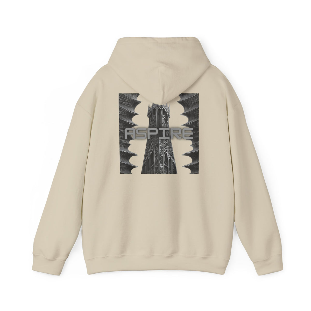 Aspire (printed on back) - Statement Graphic - Unisex Heavy Blend™ Hooded Sweatshirt