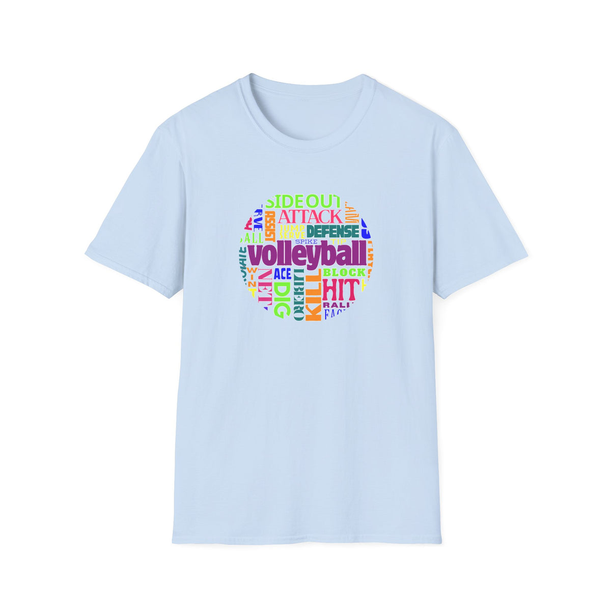 Volleyball Side out - Unisex Softstyle T-Shirt