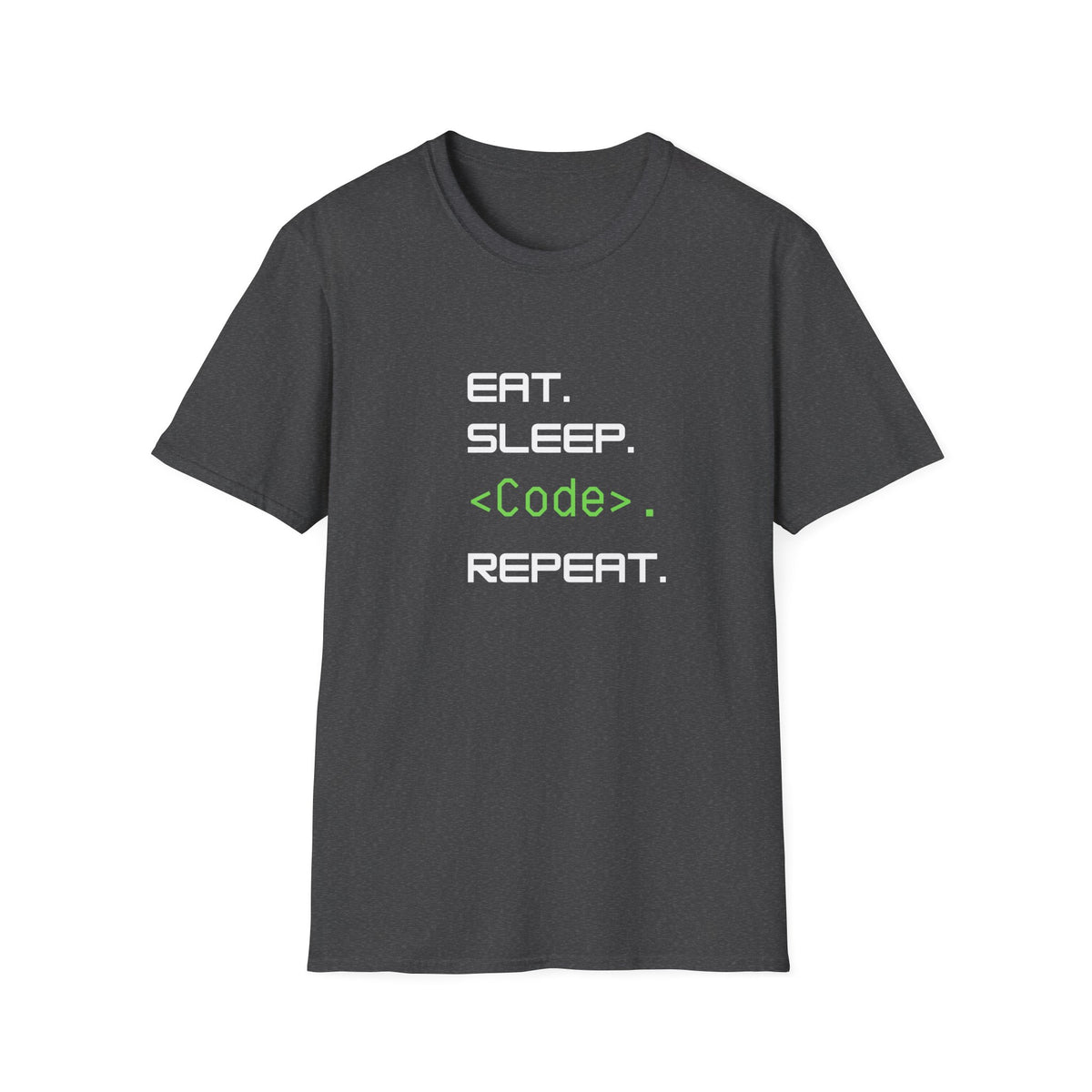 Eat Sleep Code Repeat - Tech - Unisex Softstyle T-Shirt