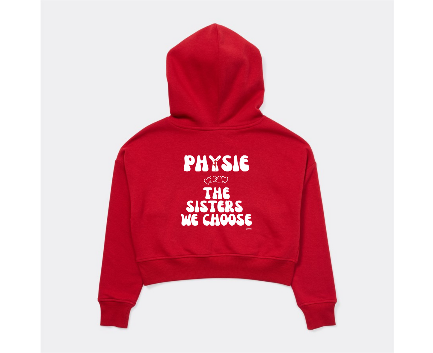 Physie - the sisters we choose (printed on back) - Youth Hooded Sweatshirt