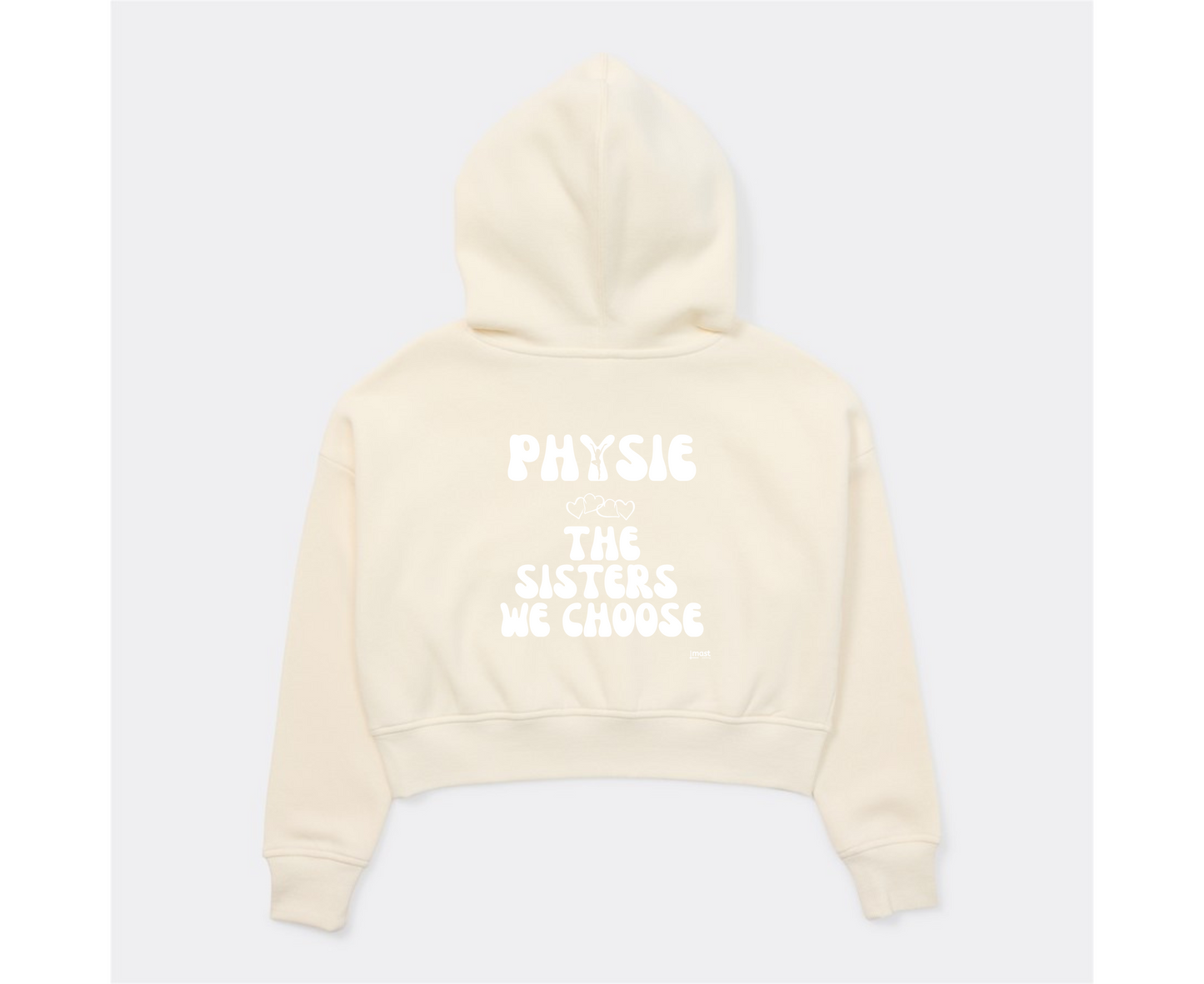 Physie - the sisters we choose (printed on back) - Youth Hooded Sweatshirt